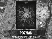 POZNAŃ | Mapa dekoracyjna miasta