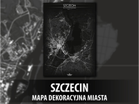 SZCZECIN | Mapa dekoracyjna miasta