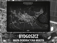 BYDGOSZCZ | Mapa dekoracyjna miasta
