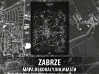 ZABRZE | Mapa dekoracyjna miasta