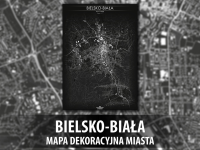 BIELSKO-BIAŁA | Mapa dekoracyjna miasta